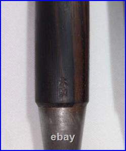 Kiyohisa Oire Nomi Japanese Bench Chisels 42mm Ebony White Steel #1 Used