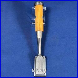 Kiyohisa Watanabe Kiyoe Oire Nomi Japanese Bench Chisel 42mm White Steel #1 Used