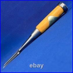 Kiyohisa Watanabe Kiyoe Oire Nomi Japanese Bench Chisel 42mm White Steel #1 Used