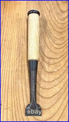Kiyotada Tataki Nomi Japanese Timber Chisel Black Finish 36mm Vintage