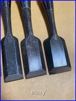 Koryu Oire Nomi Japanese Woodworking Chisel Set 9pcs NOS Unused Japan