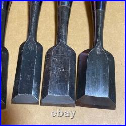 Koryu Oire Nomi Japanese Woodworking Chisel Set 9pcs NOS Unused Japan