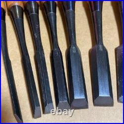 Koryu Oire Nomi Japanese Woodworking Chisel Set 9pcs NOS Unused Japan