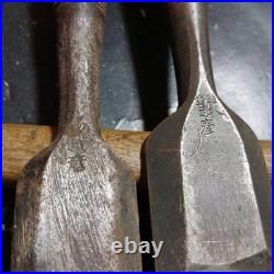 Koshihiko Oire Nomi Japanese Bench Chisel 30mm & 36mm Set of 2 Used