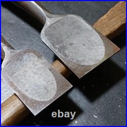 Koshihiko Oire Nomi Japanese Bench Chisel 30mm & 36mm Set of 2 Used