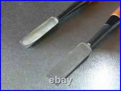 Koshihiko Oire Nomi White Steel #1 Japanese Bench Chisel 15mm 18mm Set of 2