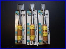 Koyama 3x set 30-42mm Japanese Bench Chisel Oire Nomi Molybdenum HSS Replaceable