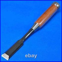 Kunikei Japanese Bench Chisel Oire Nomi Black Finish White Steel #2 Red Oak
