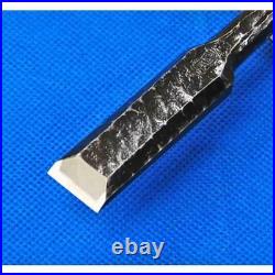 Kunikei Japanese Bench Chisel Oire Nomi Hammered Finish White Steel #2 Red Oak
