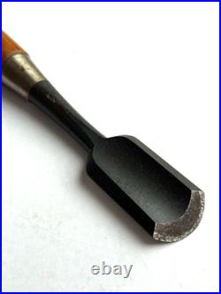Kunikei Japanese Round Gouge Chisel Sotomaru Nomi 30mm / 220mm Used