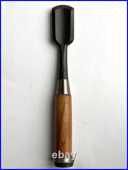 Kunikei Japanese Round Gouge Chisel Sotomaru Nomi 30mm / 220mm Used