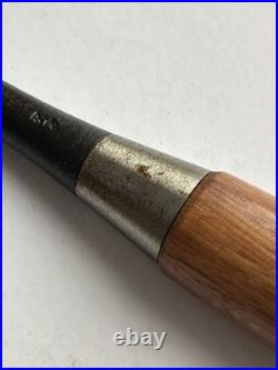 Kunikei Japanese Round Gouge Chisel Sotomaru Nomi 30mm / 220mm Used