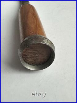 Kunikei Japanese Round Gouge Chisel Sotomaru Nomi 30mm / 220mm Used