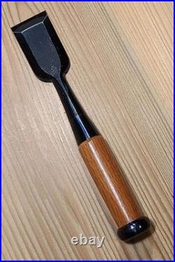 Kunitoshi Japanese Chisel Nomi 36mm White Steel Oire Red Oak Tool Japan Used