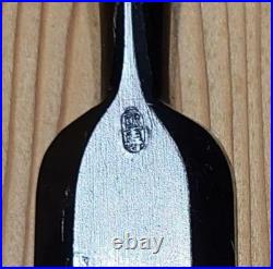 Kunitoshi Japanese Chisel Nomi 36mm White Steel Oire Red Oak Tool Japan Used