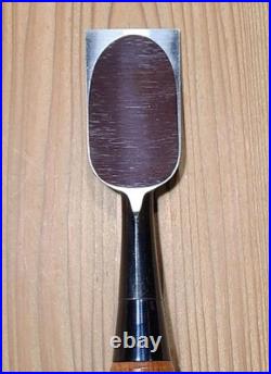Kunitoshi Japanese Chisel Nomi 36mm White Steel Oire Red Oak Tool Japan Used