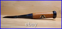 Kunitoshi Japanese Chisel Nomi 36mm White Steel Oire Red Oak Tool Japan Used
