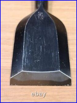 Kunitoshi Oire Nomi Japanese Bench Chisels Black Finish 42mm White Steel New