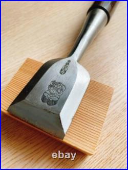 Kunitoshi Oire Nomi Japanese Bench Chisels Daikokuten 3Hollows Ura 42mm Used