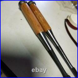 Long Neck Oire Nomi Chisel 9mm 12mm 2 pcs set L25.5cm Japanese Carpentry Tool
