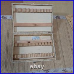 Lot of 10 Japanese Oire Nomi Bench Chisels 1-14 Bu Kyugoro & Others with Case