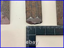 Lot of 6 Japanese Used Chisels Nomi Carpentry Tool Blade 1126B