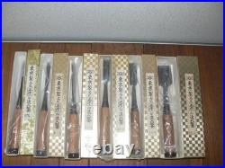Masahiko Japanese Bench Chisels Oire Nomi Set of 6 Fujikura Mannosuke Made