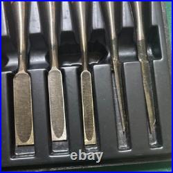 Matsuhiro Japanese Bench Chisels Nomi Set of 10 With Box Unused