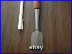 Meiho Oire Nomi Japanese Dovetail Shinogi Bench Chisel 4Hollows Ura 36mm Used