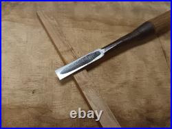 Mi Hidari Shigehiro Oire Nomi Japanese Bench chisels 9mm / 235mm Used Mi Hidari Shigehiro Oire Nomi Japanese Bench chisels 9mm / 235mm Used
