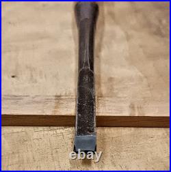 Mi Hidari Shigehiro Oire Nomi Japanese Bench chisels 9mm / 235mm Used