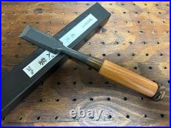 Mitsuhisa Japanese Oire Nomi Bench Chisel 24mm Unused with Paper Box Carpentry