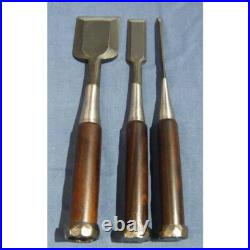 Mitsuki Japanese Chisel Oire Nomi Set of 10 Ebony Handle Yanasaki Shinji Mitsuki Japanese Chisel Oire Nomi Set of 10 Ebony Handle Yanasaki Shinji