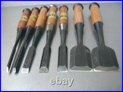 Motomiya Yoshimasa Oire Nomi Japanese Bench Chisels set of 7 Motomiya Yoshimasa Oire Nomi Japanese Bench Chisels set of 7