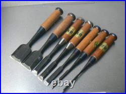 Motomiya Yoshimasa Oire Nomi Japanese Bench Chisels set of 7 Motomiya Yoshimasa Oire Nomi Japanese Bench Chisels set of 7