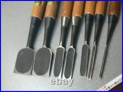 Motomiya Yoshimasa Oire Nomi Japanese Bench Chisels set of 7 Motomiya Yoshimasa Oire Nomi Japanese Bench Chisels set of 7