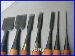 Motomiya Yoshimasa Oire Nomi Japanese Bench Chisels set of 7 Motomiya Yoshimasa Oire Nomi Japanese Bench Chisels set of 7