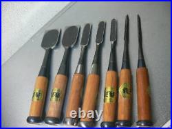 Motomiya Yoshimasa Oire Nomi Japanese Bench Chisels set of 7 Motomiya Yoshimasa Oire Nomi Japanese Bench Chisels set of 7