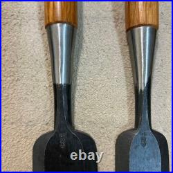 NOS Vintage Seikichi Japanese Oire Nomi Chisels Full Set 10pcs Boxed Unused