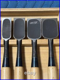 Nagahiro Oire Nomi Japanese Chisel Set 10pcs Wooden Box