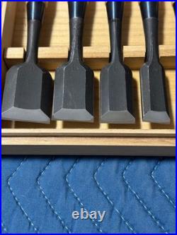 Nagahiro Oire Nomi Japanese Chisel Set 10pcs Wooden Box