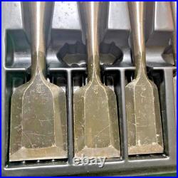 Near Unused Matsuhiro Japanese Oire Nomi Chisels Full Set of 10 Boxed Near Unused Matsuhiro Japanese Oire Nomi Chisels Full Set of 10 Boxed