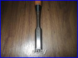 Nijihiro 18.0 mm Chisel Japanese Woodworking Carpentry Tools Oire Nomi Vintage