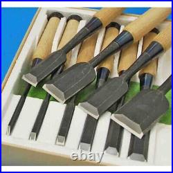 Nishiki Kiyomi Japanese Bench Chisels Oire Nomi Set of 10 White Steel #2 New