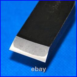 Nishiki Kiyomi Oire Nomi Japanese Bench Chisel 24mm White Steel #2 Black Finish