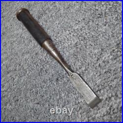 Nishiki Kiyomi Oire Nomi Japanese Bench Chisels 2Hollows Ura 15mm Ebony Used