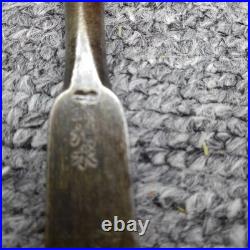 Nishiki Kiyomi Oire Nomi Japanese Bench Chisels 2Hollows Ura 15mm Ebony Used