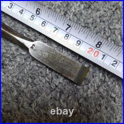 Nishiki Kiyomi Oire Nomi Japanese Bench Chisels 2Hollows Ura 15mm Ebony Used