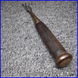 Nishiki Kiyomi Oire Nomi Japanese Bench Chisels 2Hollows Ura 15mm Ebony Used