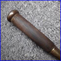 Nishiki Kiyomi Oire Nomi Japanese Bench Chisels 2Hollows Ura 15mm Ebony Used